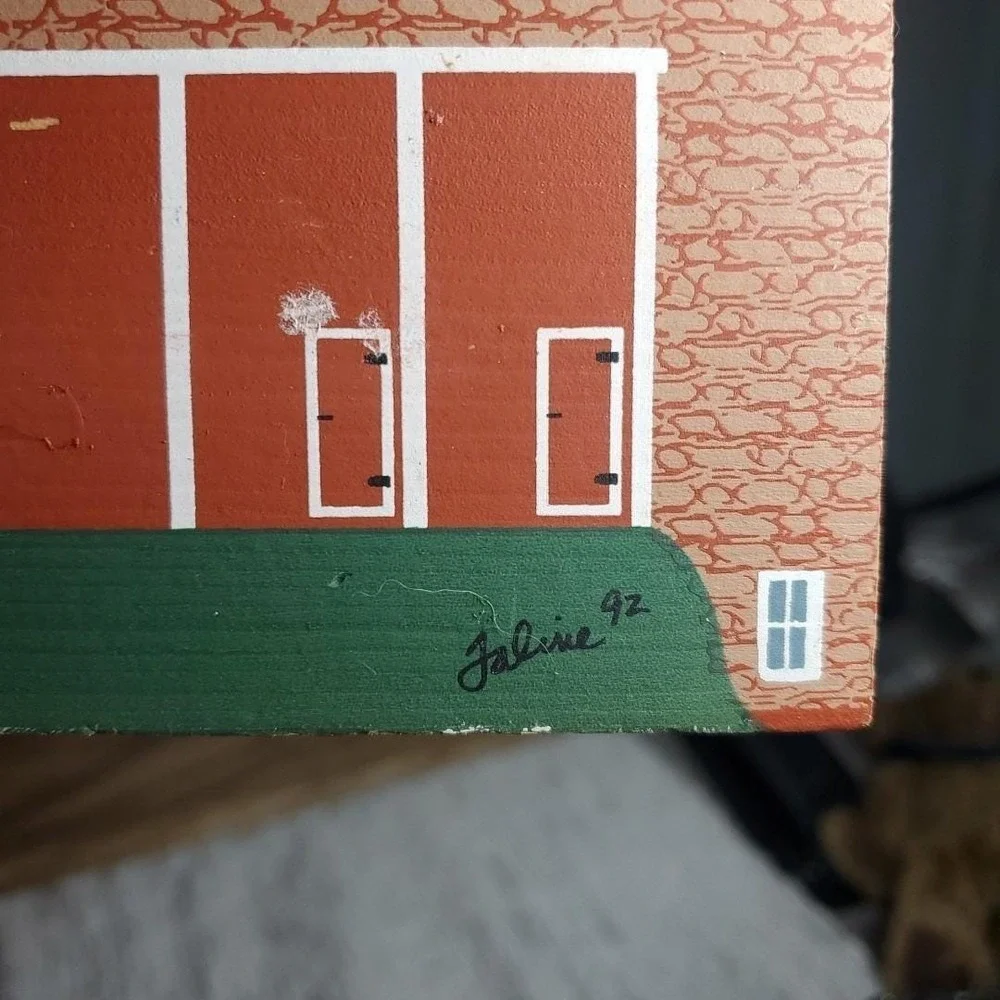Vintage Cat's Meow Pennsylvania Barn Wood House Model 1992